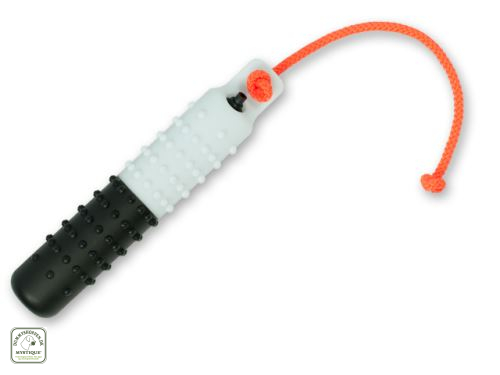 Gummi dummy sort/hvid small