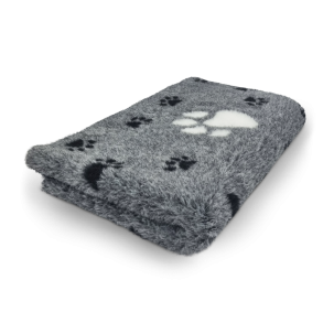 Meleret Antracit m/hvid pote