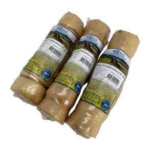 Tyggerulle af oksehovedhud 16cm