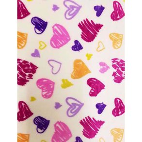 Juunik Madras lys m/hjerter