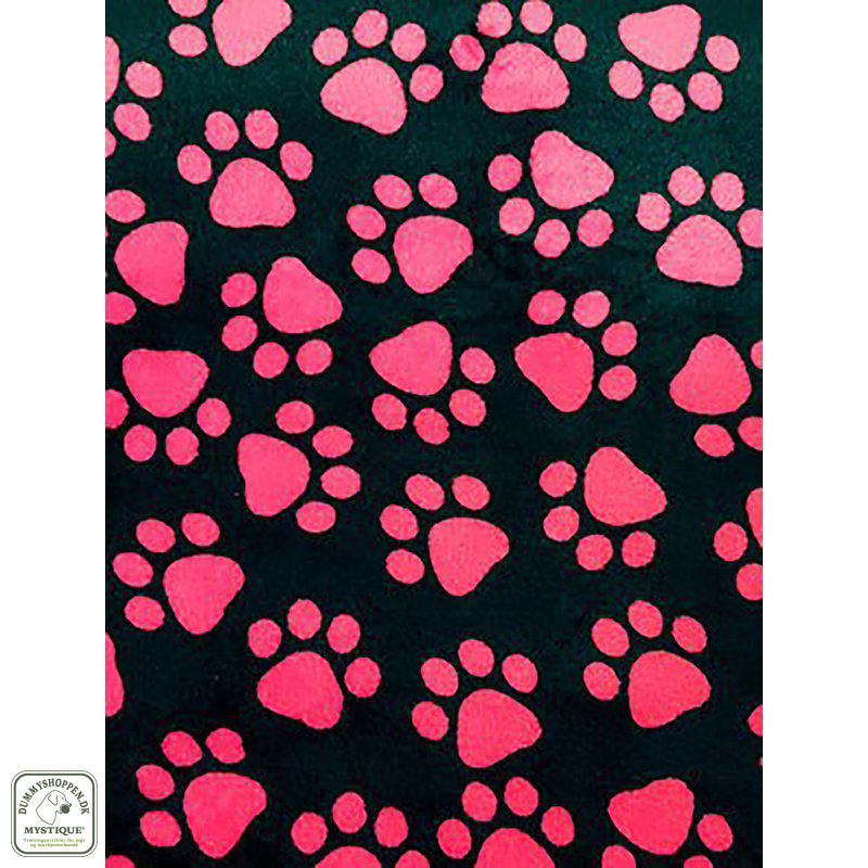 Juunik Madras Sort m/pink poter